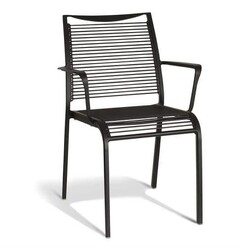 Picture of Wanika Outdoor Dining Armchair - Black Frame