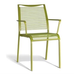 Picture of Wanika Outdoor Dining Armchair - Green Frame