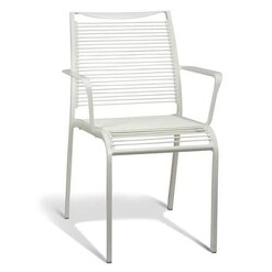 Picture of Wanika Outdoor Dining ArmChair - White Frame