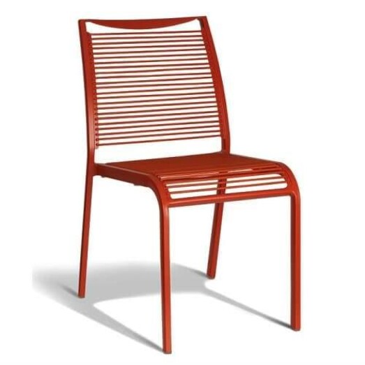 Picture of Wanika Outdoor Dining Chair - Red Frame Picture of Wanika Outdoor Dining Chair - Red Frame