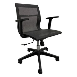 Picture of Warfel Mesh Back Executive Chair Polyester Black Iniko