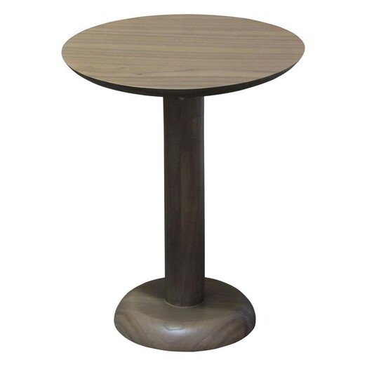 Picture of Warring Round Side Table Solid Wood Latte Kayu Estate
