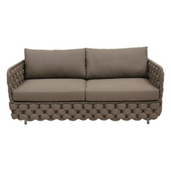 Picture of Wave Outdoor Sofa Fabric Grey Satara