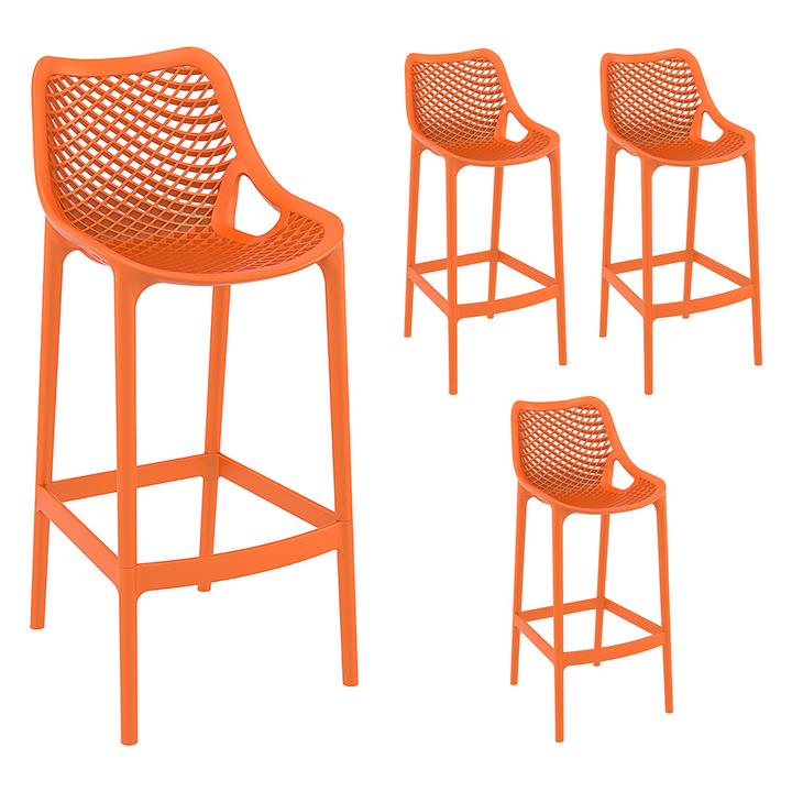 Picture of Wayna Outdoor Bar Stool (Set of 4) Plastic Assorted Nova Caeli