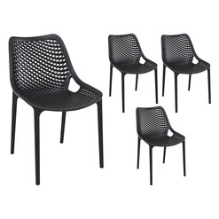 Picture of Wayna Outdoor Dining Chair (Set of 4) Plastic Assorted Nova Caeli