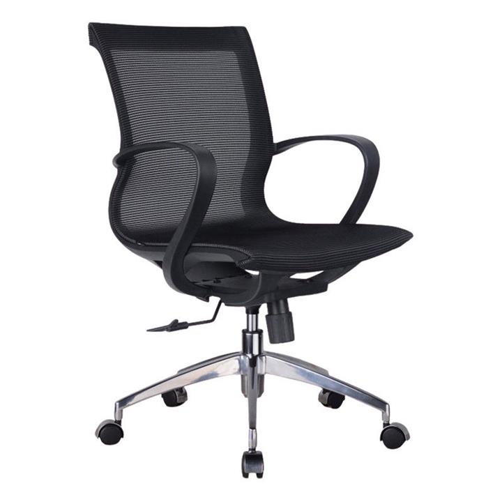 Picture of Wayv Mesh Task Chair Aluminium Black Diami