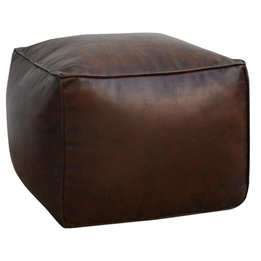 Picture of Weard Ottoman Leather Brown Phil Bee Interiors Picture of Weard Ottoman Leather Brown Phil Bee Interiors