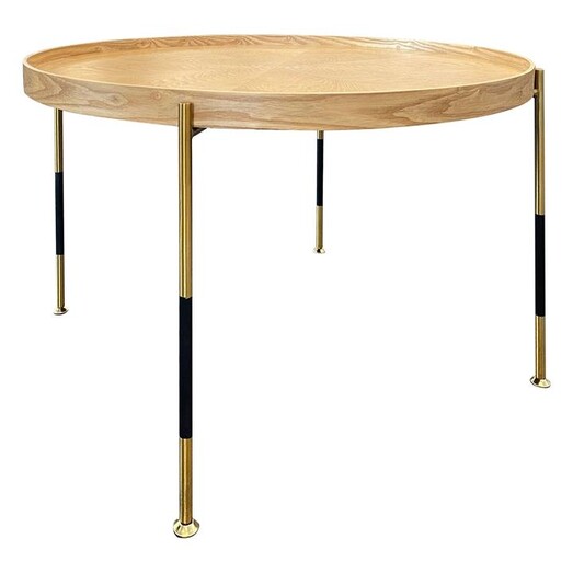 Picture of Weise Round Coffee Table Metal Natural Iniko