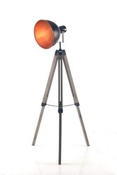 Picture of Welker Large Classic Tripod Floor Lamp - Black