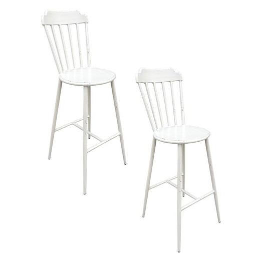 Picture of Wena Bar Stool (Set of 2) Aluminium Assorted Emporium Oggetti