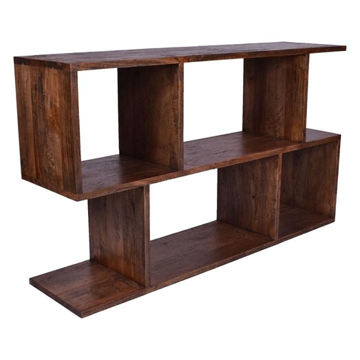 Picture of Westham Wooden Open Low Bookcase in Walnut by Alliance Furniture
