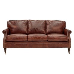 Picture of Winchester Leather Sofa in Cigar by Alliance Furniture
