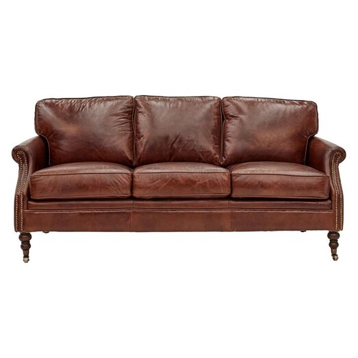 Picture of Winchester Leather Sofa in Cigar by Alliance Furniture