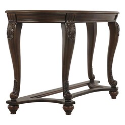 Picture of Windsor Timber Console Table Wood Brown Jasper Home Living
