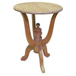 Picture of Wine Side Table, Weathered Oak Wood Hudson Furniture