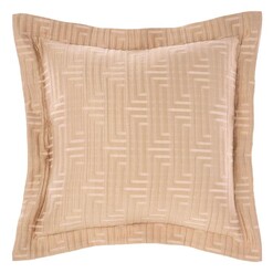 Picture of Winston Geometric Cushion in Gold by Grace by Linen House