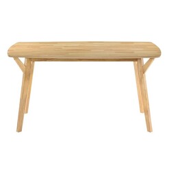Picture of Wooden 6 Seater Dining Table Natural E-living