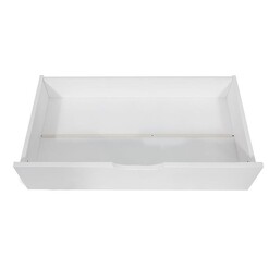 Picture of Wooden Bed Set of 2 Storage Trundle Drawers White Dreamo Living