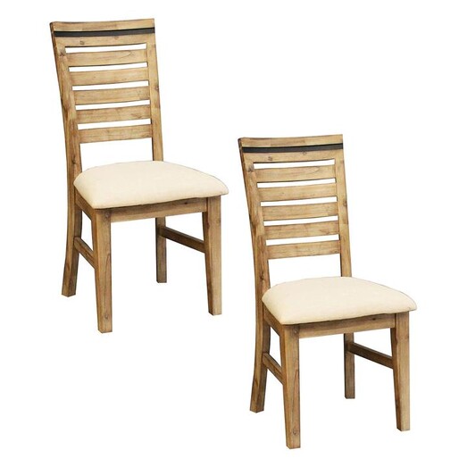 Picture of Worimi Dining Chair (Set of 2) Wood Silver Brush Rothbury Home