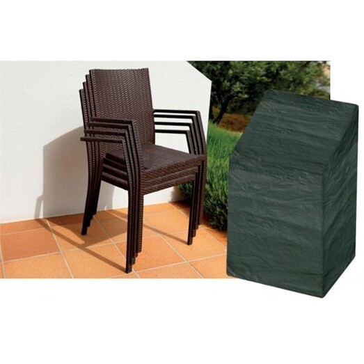 Picture of Worth Covering Outdoor Stacked Chairs Cover in Green by korbetts
