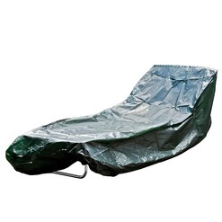 Picture of Worth Covering Outdoor Sun Lounger Cover in Green by korbetts