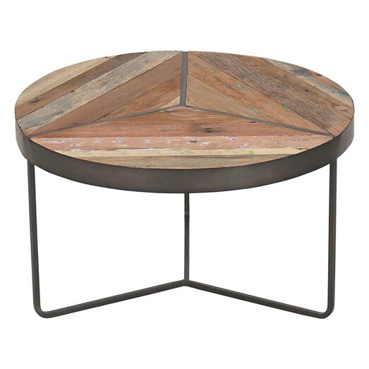 Picture of Wrap Coffee Table Metal Black/Brown SLH Picture of Wrap Coffee Table Metal Black/Brown SLH