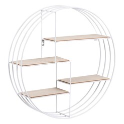 Picture of Wyatt Round Wall Shelving Unit in White by Iniko