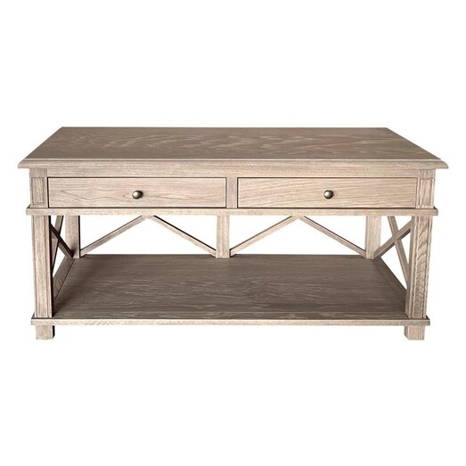 Picture of X-Brace Oak Entertainment Unit in Weathered Oak by Jac Home Living