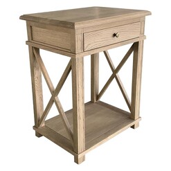 Picture of X-Brace Side Table Wood Assorted Jac Home Living