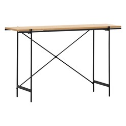 Picture of Xaviar Console Table MDF Natural/Black Eastern Warehouse