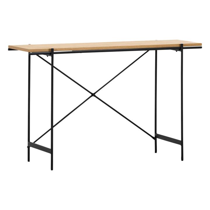 Picture of Xaviar Console Table MDF Natural/Black Eastern Warehouse
