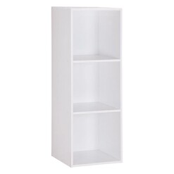 Picture of York 3-Cube Bookcase in White by U.S Designs
