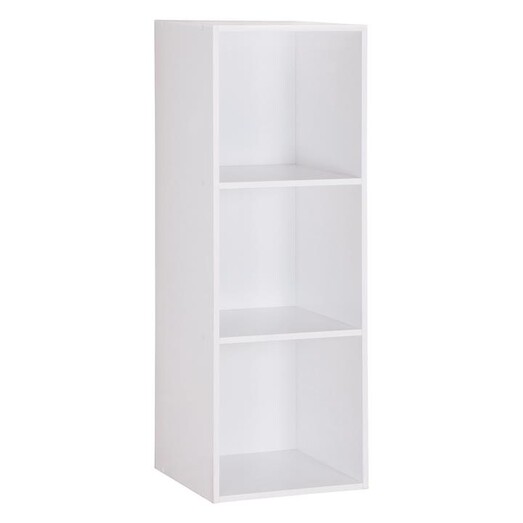 Picture of York 3-Cube Bookcase in White by U.S Designs