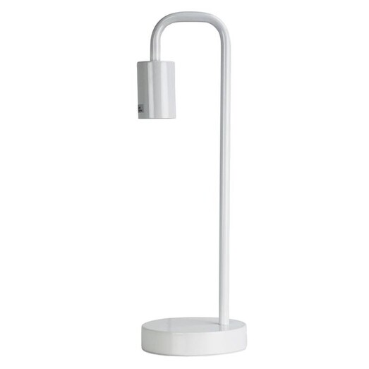 Picture of York Table Lamp in White by Oriel Lighting
