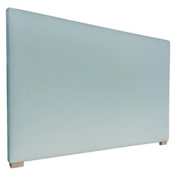 Picture of York Upholstered Bed Head, Aqua Fabric Cornermill