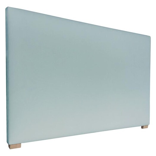 Picture of York Upholstered Bed Head, Aqua Fabric Cornermill