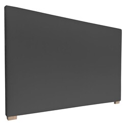 Picture of York Upholstered Bed Head, Ebony Fabric Cornermill