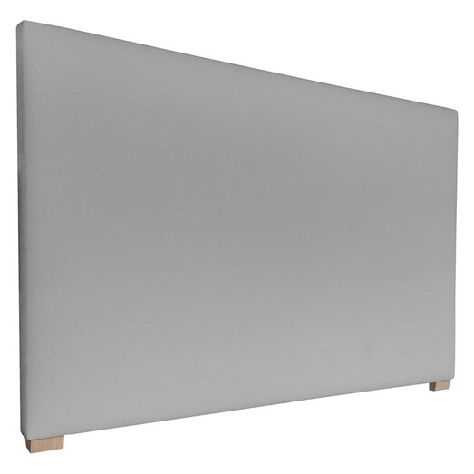 Picture of York Upholstered Bed Head, Silver Fabric Cornermill