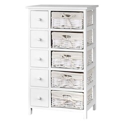 Picture of Zabuli Chest of 10 Drawers Wood White Resort Living