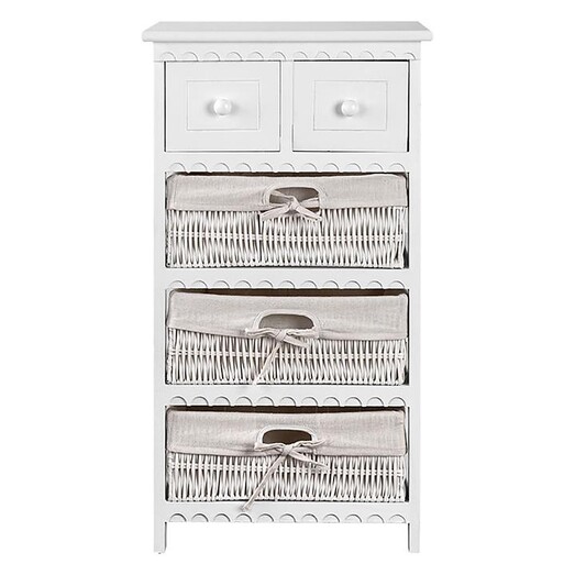 Picture of Zabuli Chest of 5 Drawers Wood White Resort Living Picture of Zabuli Chest of 5 Drawers Wood White Resort Living
