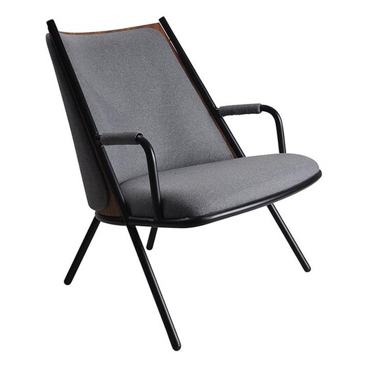 Picture of Zafra Armchair Fabric Black/Grey MARMO Picture of Zafra Armchair Fabric Black/Grey MARMO