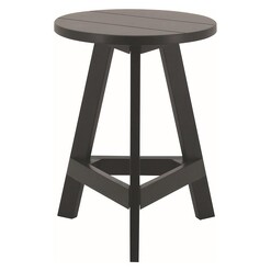 Picture of Zahia Stool, Black Wood Iniko