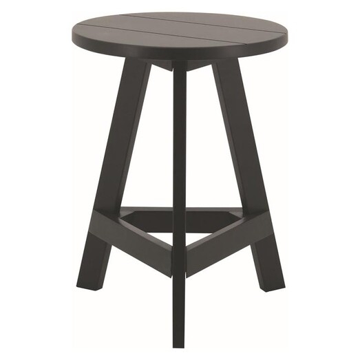 Picture of Zahia Stool, Black Wood Iniko