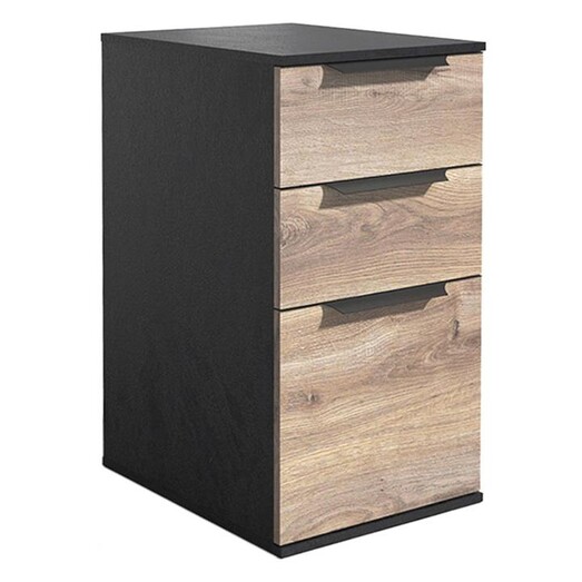 Picture of Zamira 3-Drawer Mobile Cabinet Melamine Mahogany Iniko Picture of Zamira 3-Drawer Mobile Cabinet Melamine Mahogany Iniko