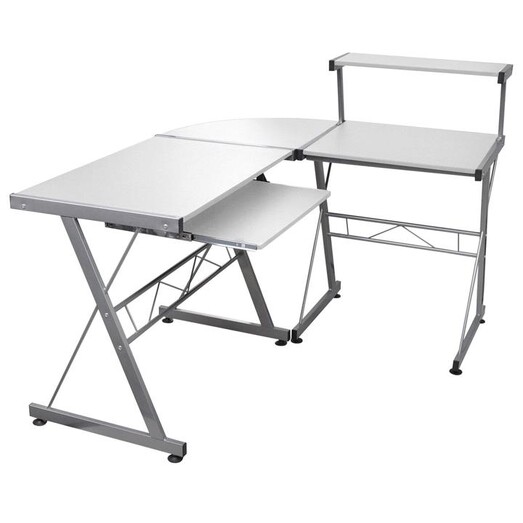 Picture of Zaur Desk, White Metal Resort Living