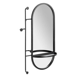 Picture of Zelda Wall Mirror Metal Black Vida & Co.