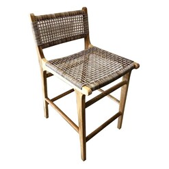 Picture of Zen Teak Bar Stool Natural Abide Interiors