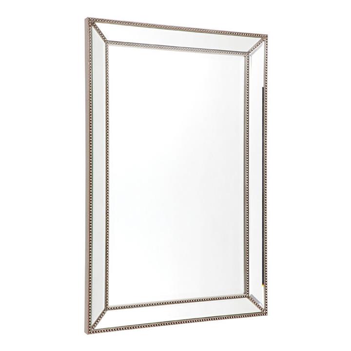 Picture of Zeta Wall Mirror, Antique Silver, Medium MDF CAFE Lighting & Living