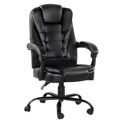 Picture of Zeya Massage Office Chair Faux Leather Black Resort Living