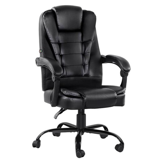 Picture of Zeya Massage Office Chair Faux Leather Black Resort Living